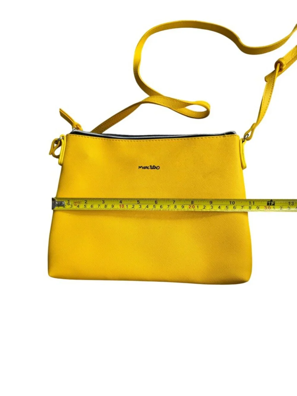 MARC TETRO yellow Dachshund Crossbody Handbag Bag